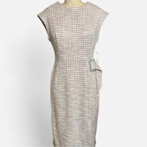 Elegant Plaid Calvin Klein Dress